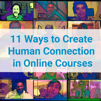 human connection in online courses